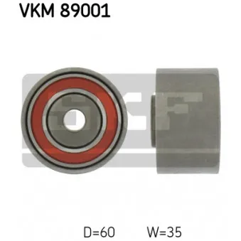 Poulie renvoi/transmission, courroie de distribution SKF VKM 89001