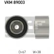 Poulie renvoi/transmission, courroie de distribution SKF [VKM 89003]