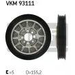 SKF VKM 93111 - Poulie, vilebrequin