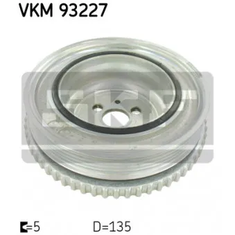 Poulie, vilebrequin SKF OEM 55205471