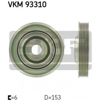 SKF VKM 93310 - Poulie, vilebrequin