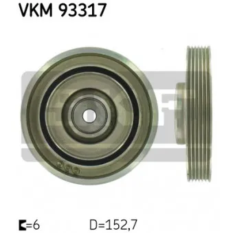 Poulie, vilebrequin SKF OEM 0515R5