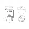 Soufflet à air, suspension pneumatique FEBI BILSTEIN [45995]