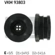 SKF VKM 93803 - Poulie, vilebrequin