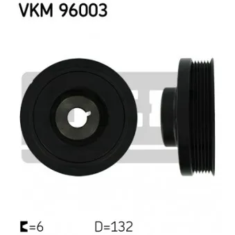 SKF VKM 96003 - Poulie, vilebrequin