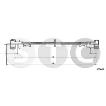 Câble flexible de commande de compteur STC [T481168]