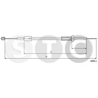 STC T481597 - Tirette de capot moteur