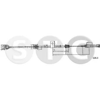 STC T481618 - Tirette de starter