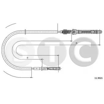 STC T481918 - Câble d'accélération