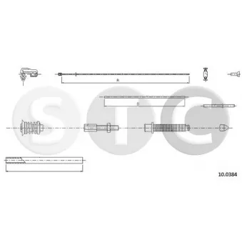 STC T483141 - Câble d'accélération