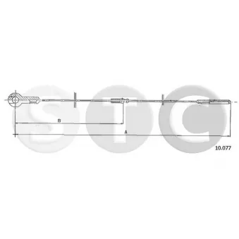 STC T483805 - Câble d'accélération