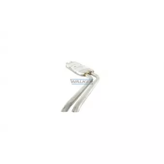 Silencieux arrière WALKER 01079