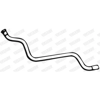 WALKER 02502 - Tuyau d'échappement