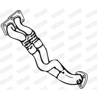 WALKER 02762 - Tuyau d'échappement