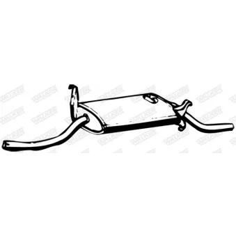 WALKER 04133 - Silencieux arrière