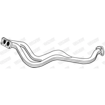 WALKER 04296 - Tuyau d'échappement