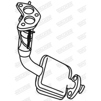 WALKER 05473 - Silencieux avant