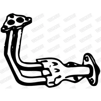 Tuyau d'échappement WALKER [06248]