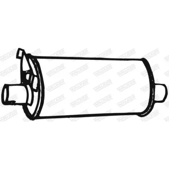 Silencieux central WALKER OEM 1378297