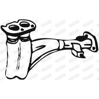 Tuyau d'échappement WALKER [07557]