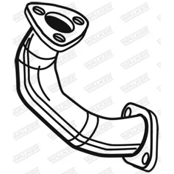 WALKER 07566 - Tuyau d'échappement