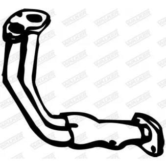 Tuyau d'échappement WALKER [09456]