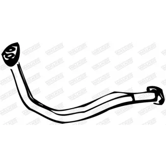 Tuyau d'échappement WALKER [09661]