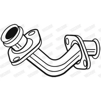 WALKER 10422 - Tuyau d'échappement