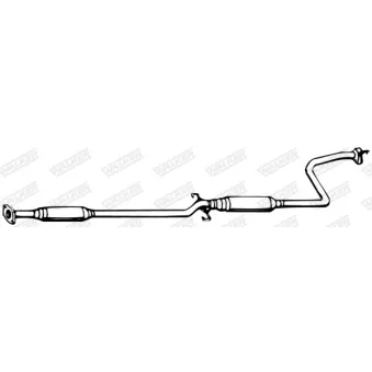 WALKER 13122 - Silencieux central