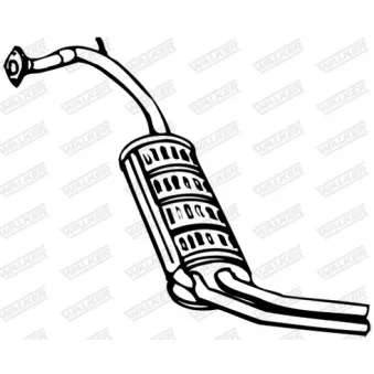 WALKER 13127 - Silencieux arrière