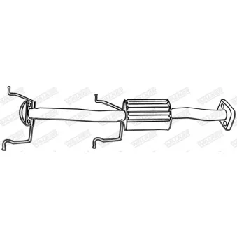 WALKER 13181 - Silencieux central