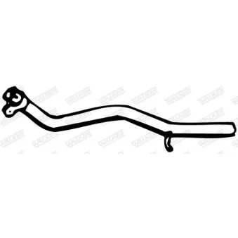 Tuyau d'échappement WALKER [13381]