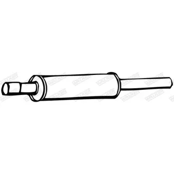 Silencieux avant WALKER [13590]