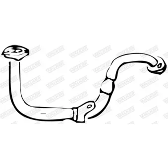 Tuyau d'échappement WALKER 13694