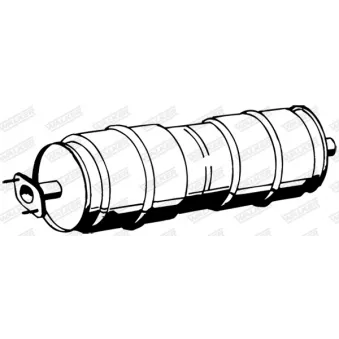 WALKER 13731 - Silencieux central