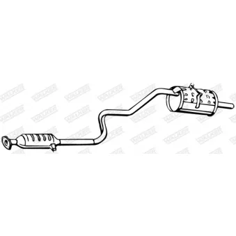 WALKER 14292 - Silencieux arrière