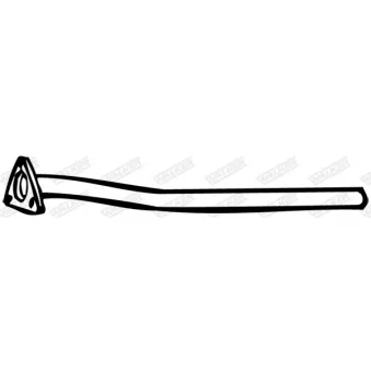 Tuyau d'échappement WALKER 14414 pour VOLKSWAGEN GOLF 1.6 - 72cv