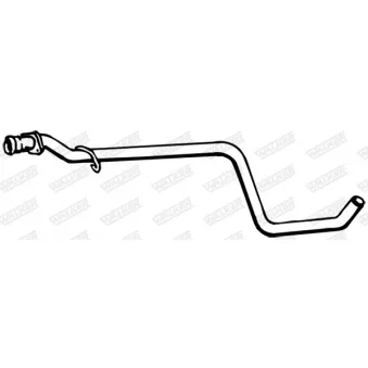 WALKER 14468 - Tuyau d'échappement