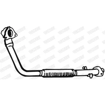 WALKER 16307 - Tuyau d'échappement