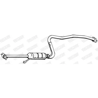 WALKER 16669 - Silencieux central