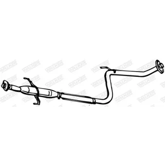 Silencieux central WALKER 16720