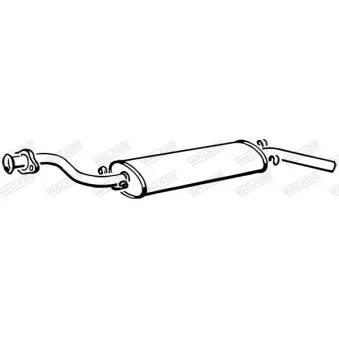 WALKER 17234 - Silencieux arrière