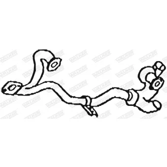 WALKER 17451 - Tuyau d'échappement