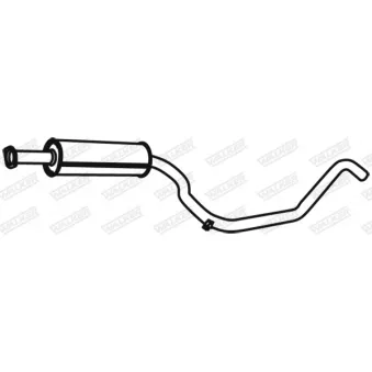 WALKER 17630 - Silencieux central