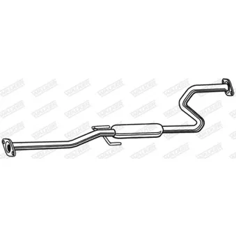 WALKER 17841 - Silencieux central