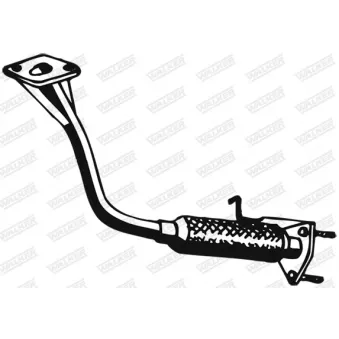 WALKER 18123 - Tuyau d'échappement