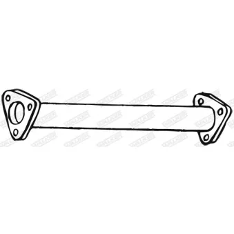 WALKER 18243 - Tuyau d'échappement