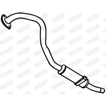 Silencieux arrière WALKER 18641