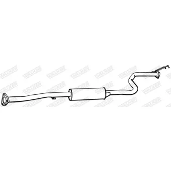 WALKER 18755 - Silencieux central