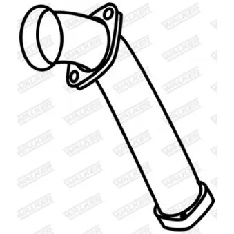 Tuyau d'échappement WALKER [18912]